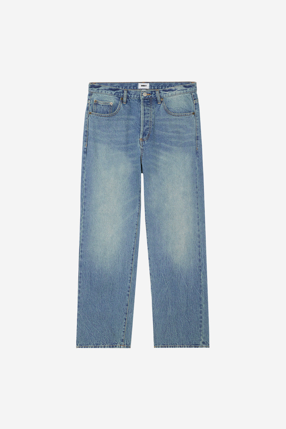Boxcar Straight Leg Denim - Heavy Vintage Indigo