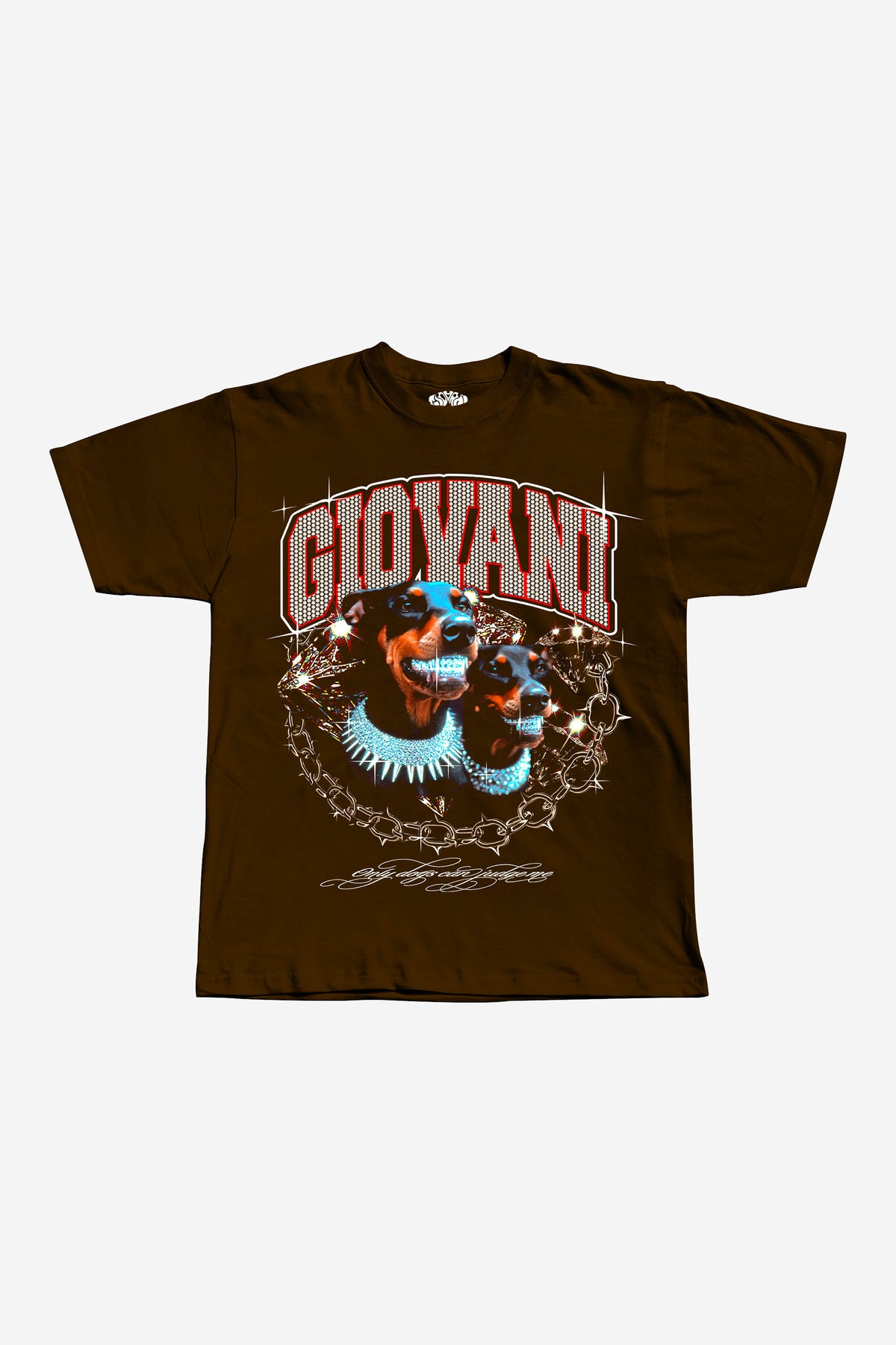 Only Dogs T-Shirt - Brown