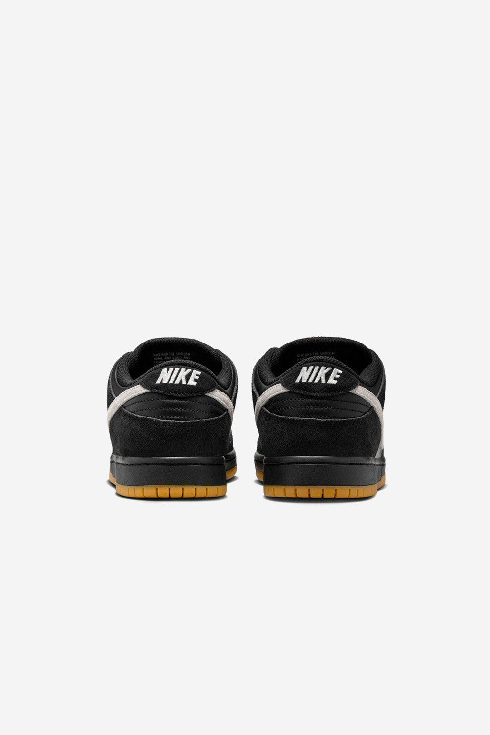 Dunk Low Pro Shoes - Black White Black Gum Light Brown