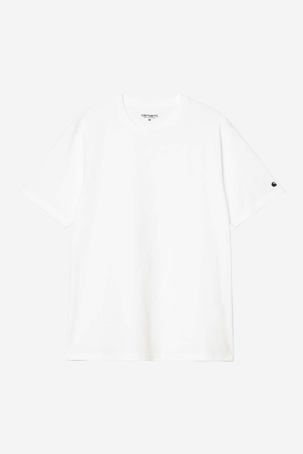 S/S Base T-Shirt - White / Black