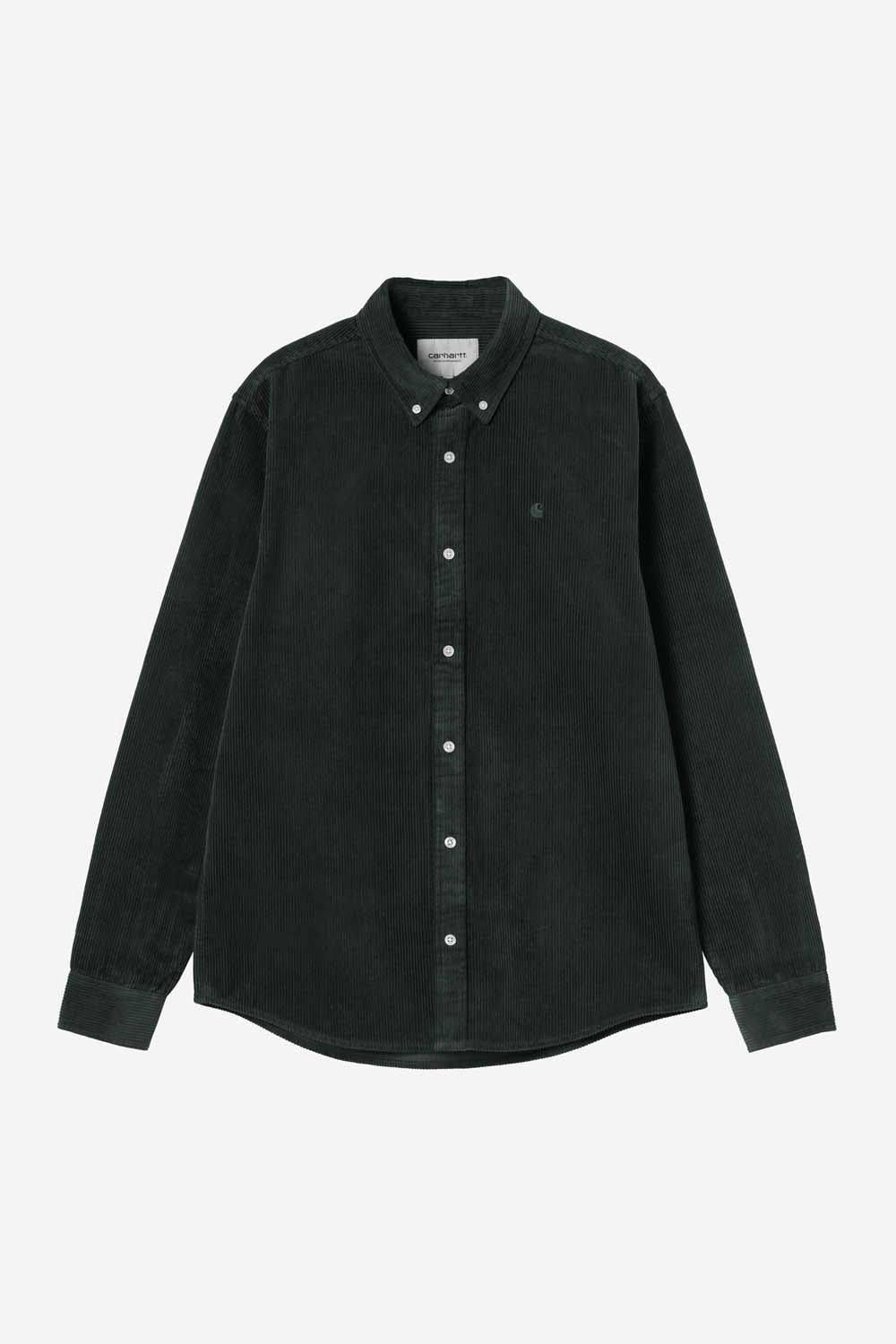 L/S Madison Cord Shirt - Raven