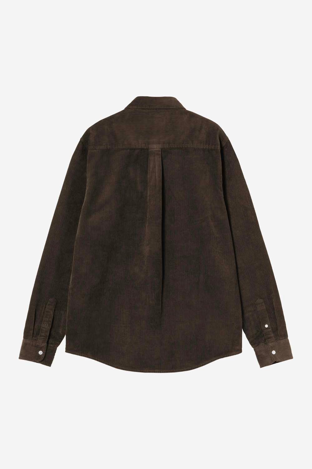 L/S Madison Cord Shirt - Tobacco