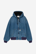 W' OG Active Jacket - Blue Marble Used Wash
