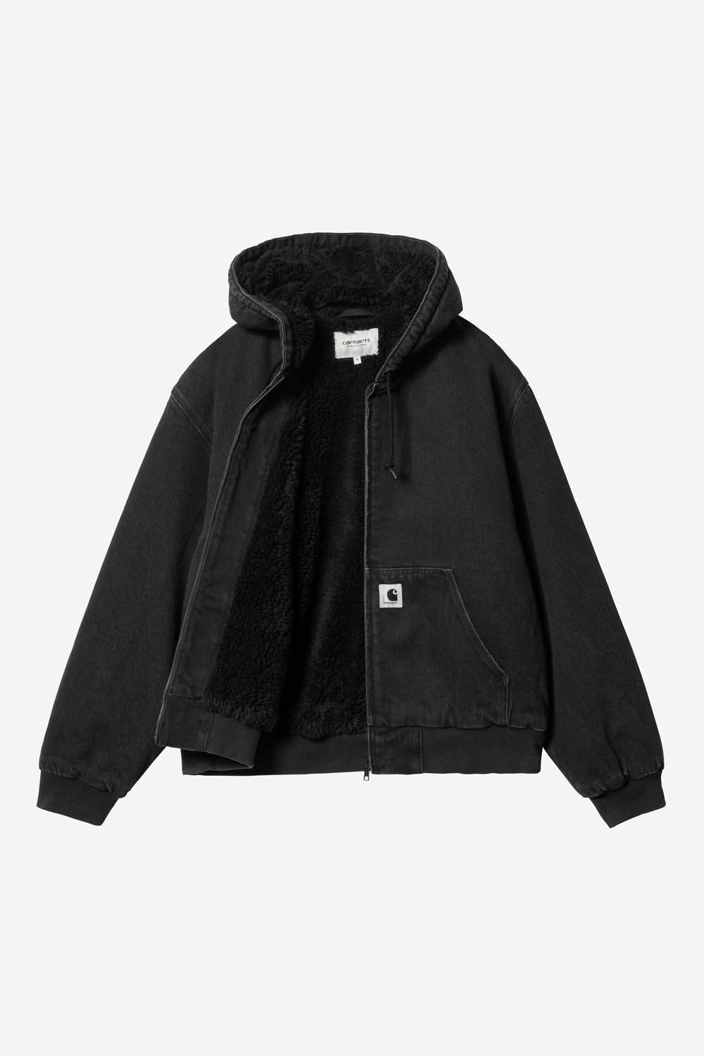 W' OG Active Jacket - Black Stone Washed