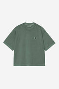 W' S/S Nelson T-Shirt - Dark Scarab Garment Dyed