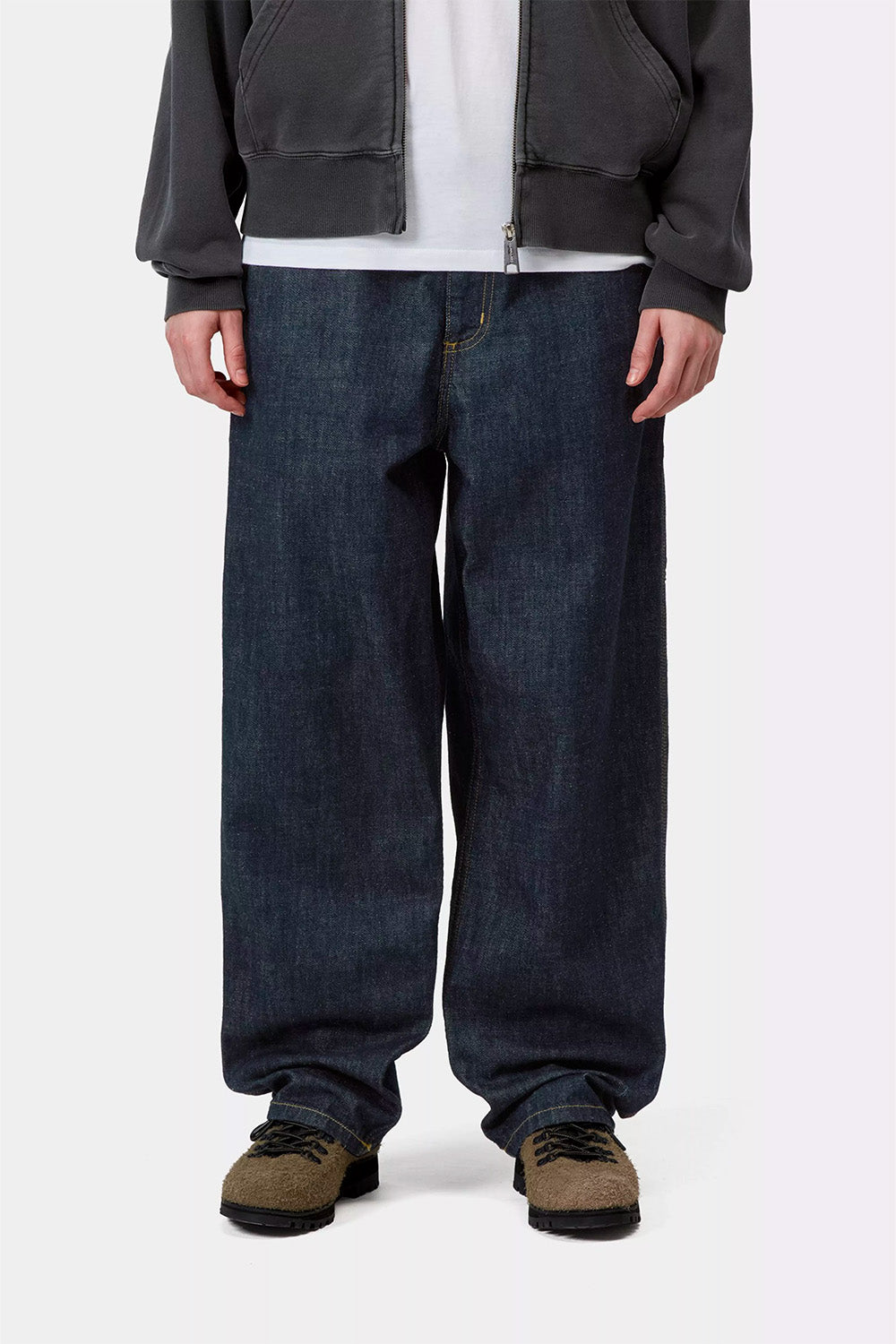 W' Brandon Single Knee Pant 'Camano' Denim - Blue Rinsed