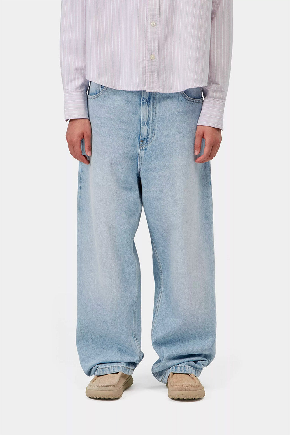 W' Brandon Pant 'Smith' Denim - Blue Heavy Worn Bleached