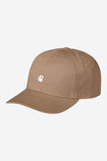 Madison Logo Cap - Leather / White