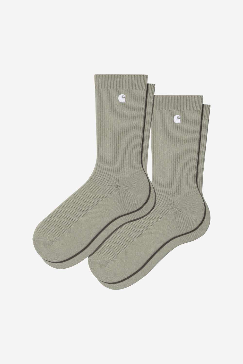 Madison Pack Socks - Shady Green / White + Shady