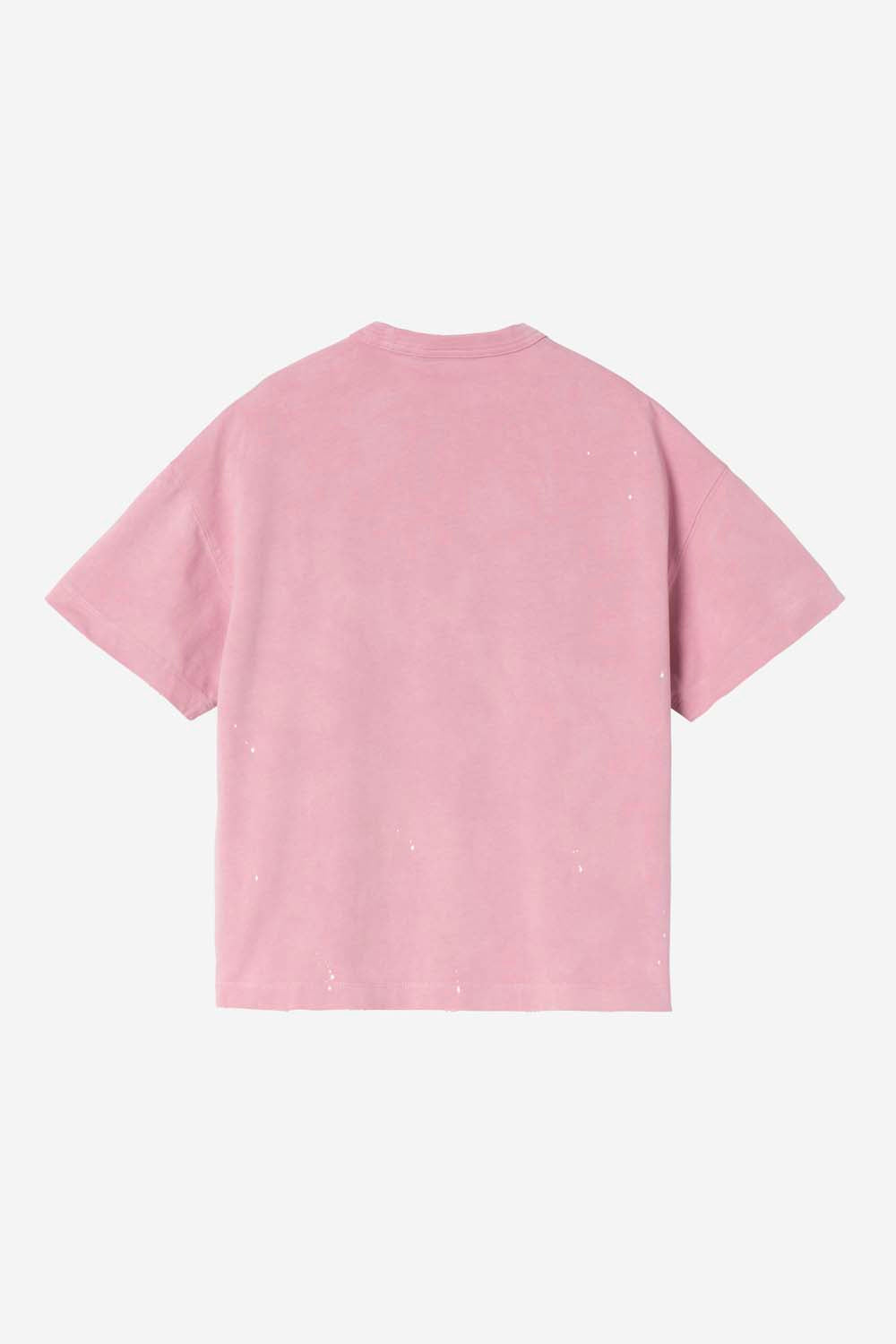 W' S/S Painter T-Shirt - Hortensia Destroy Wash, Splatter