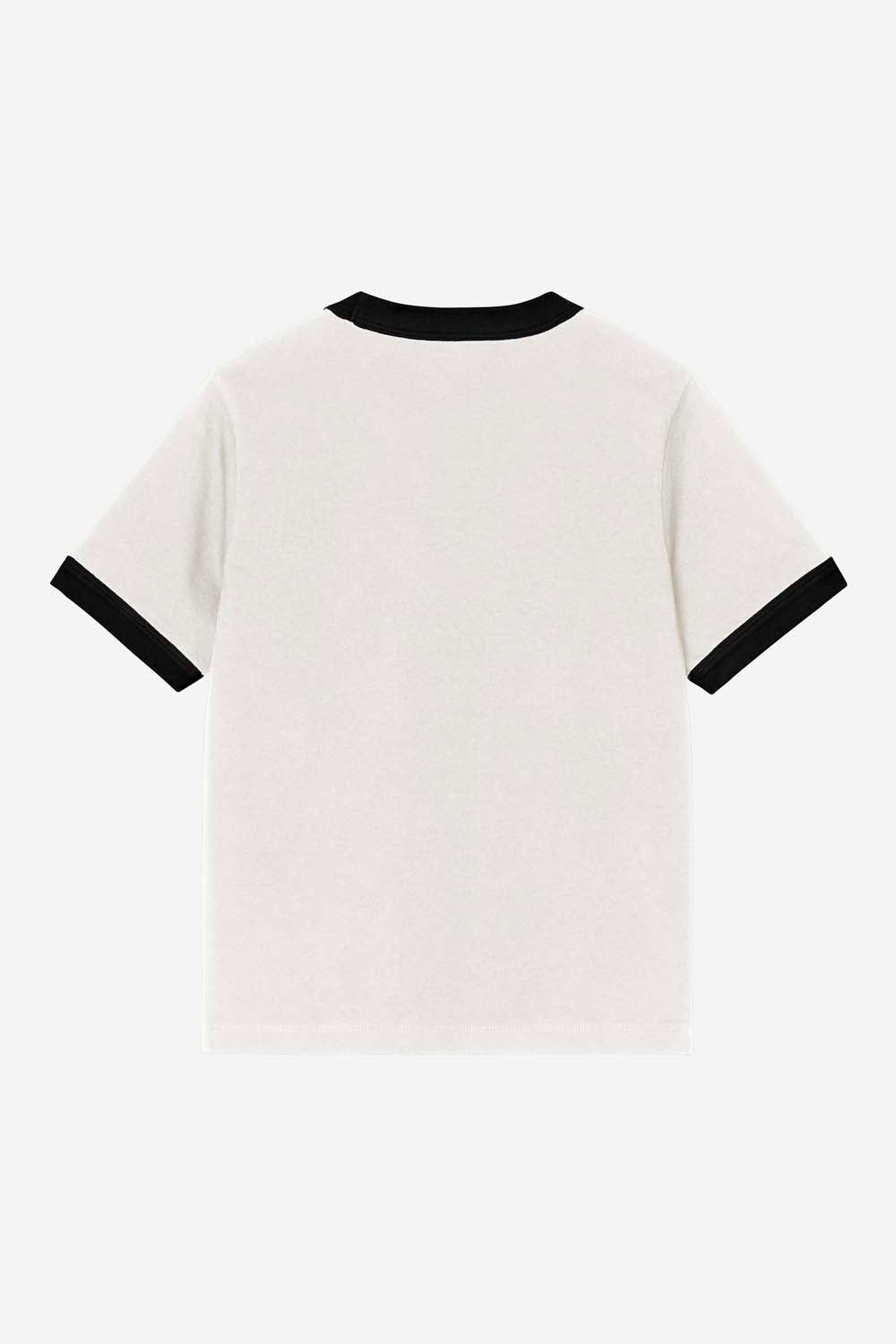 W' S/S Outlaw Star Ringer T-Shirt - Wax / Black Heavy Stone Wash