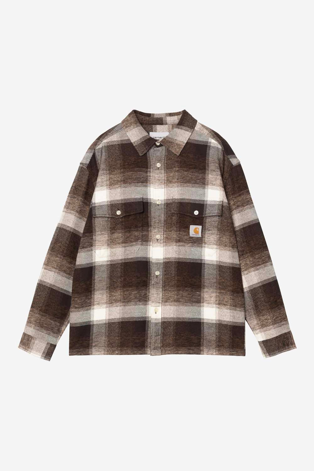 L/S Esterson Shirt - Esterson Check, Tobacco