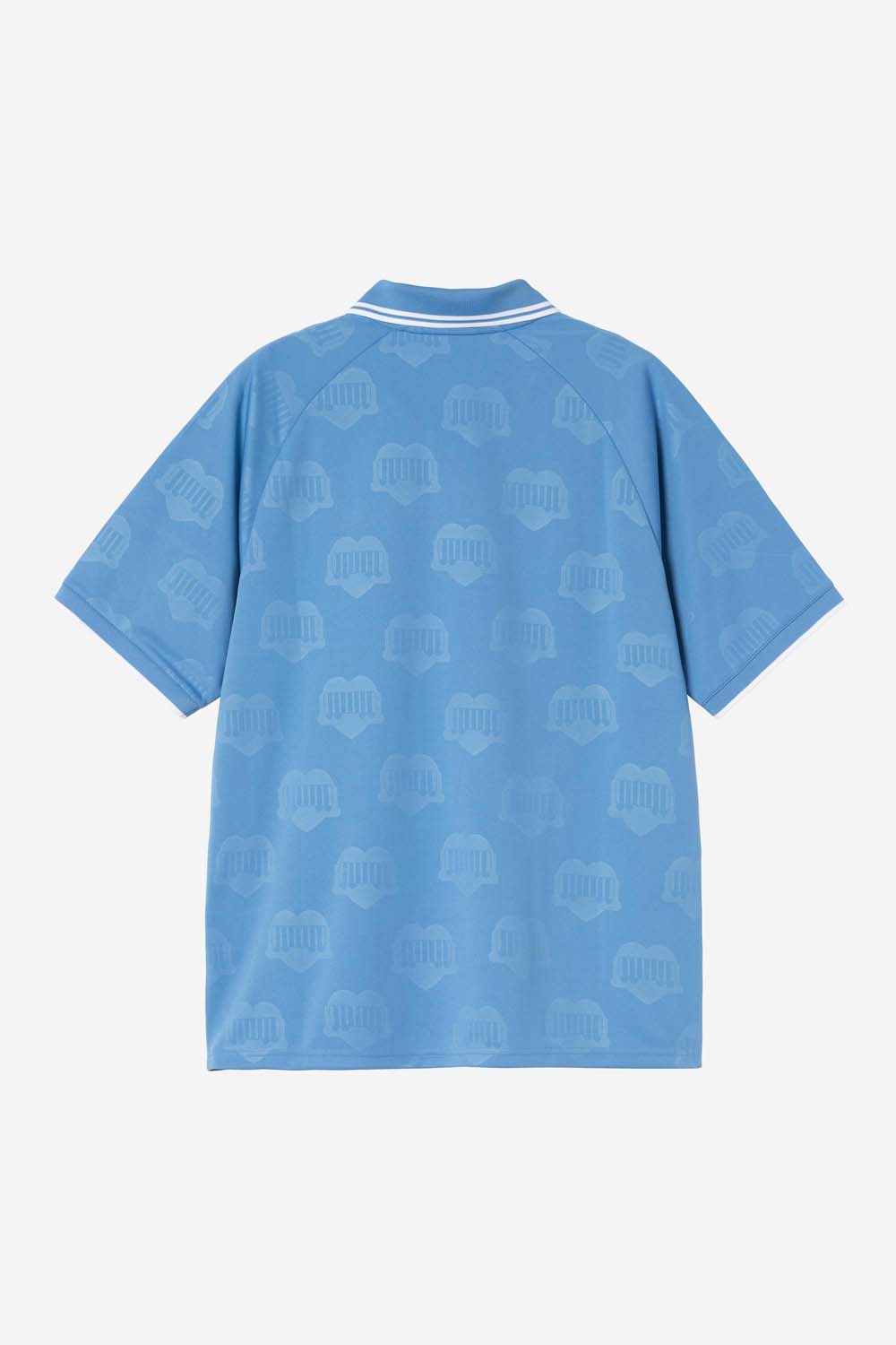 S/S Terrace Football T-Shirt - Heart Train Jacquard, Curacao