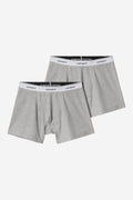 Cotton Trunks - Grey Heather + Grey Heather