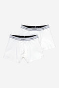 Cotton Trunks - White + White