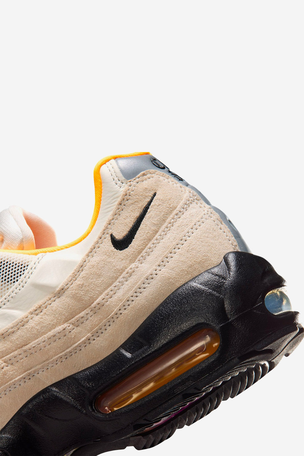 Air Max 95 Men's Shoes - Sail Black Lazer Orange