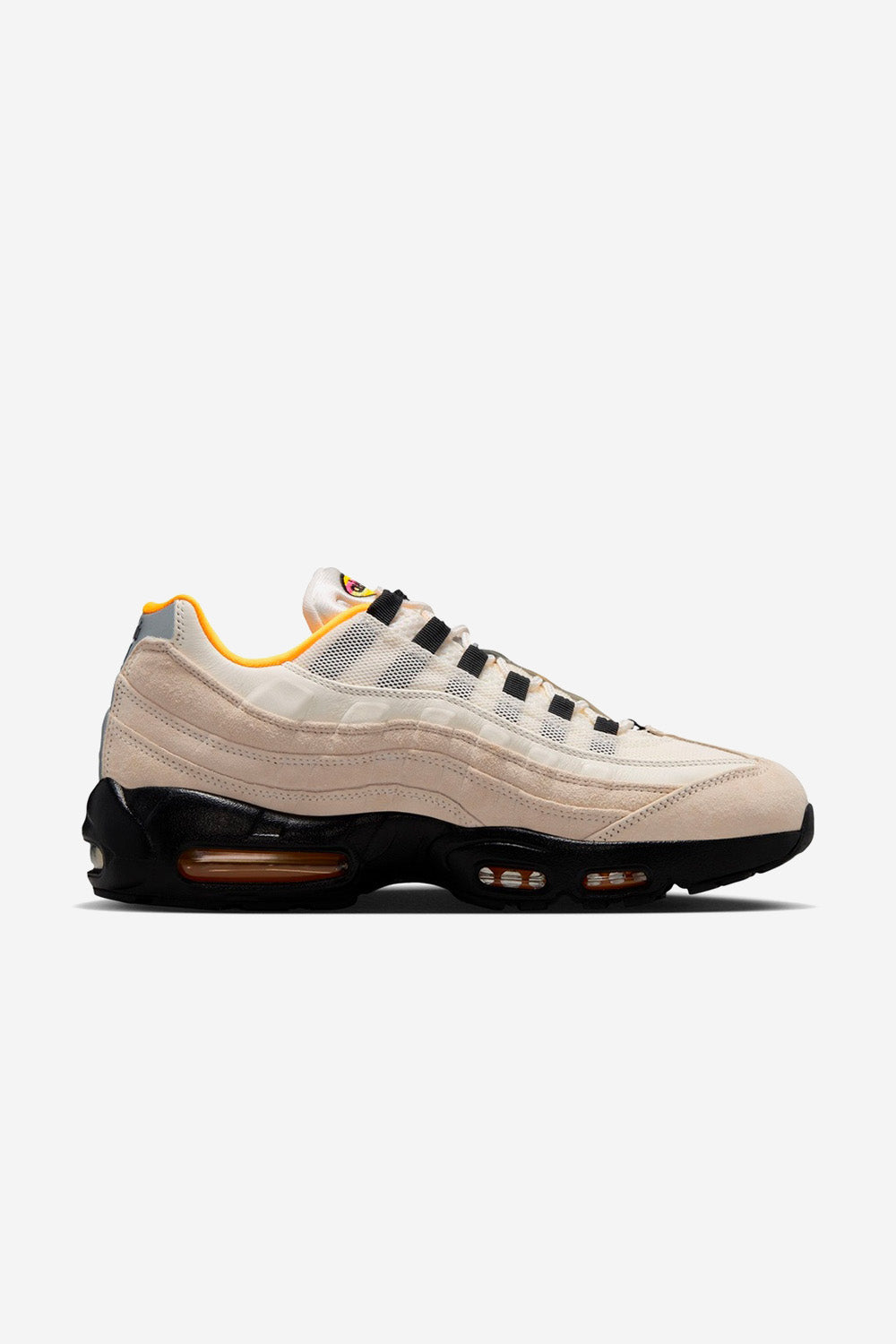Air Max 95 Men's Shoes - Sail Black Lazer Orange
