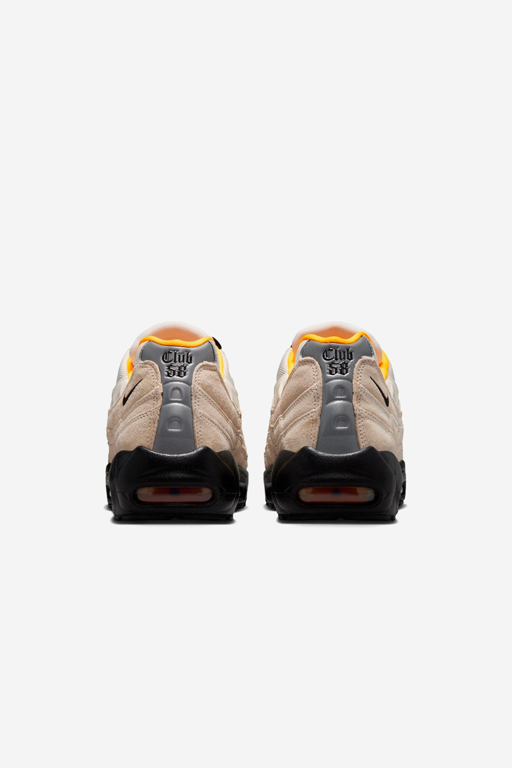 Air Max 95 Men's Shoes - Sail Black Lazer Orange