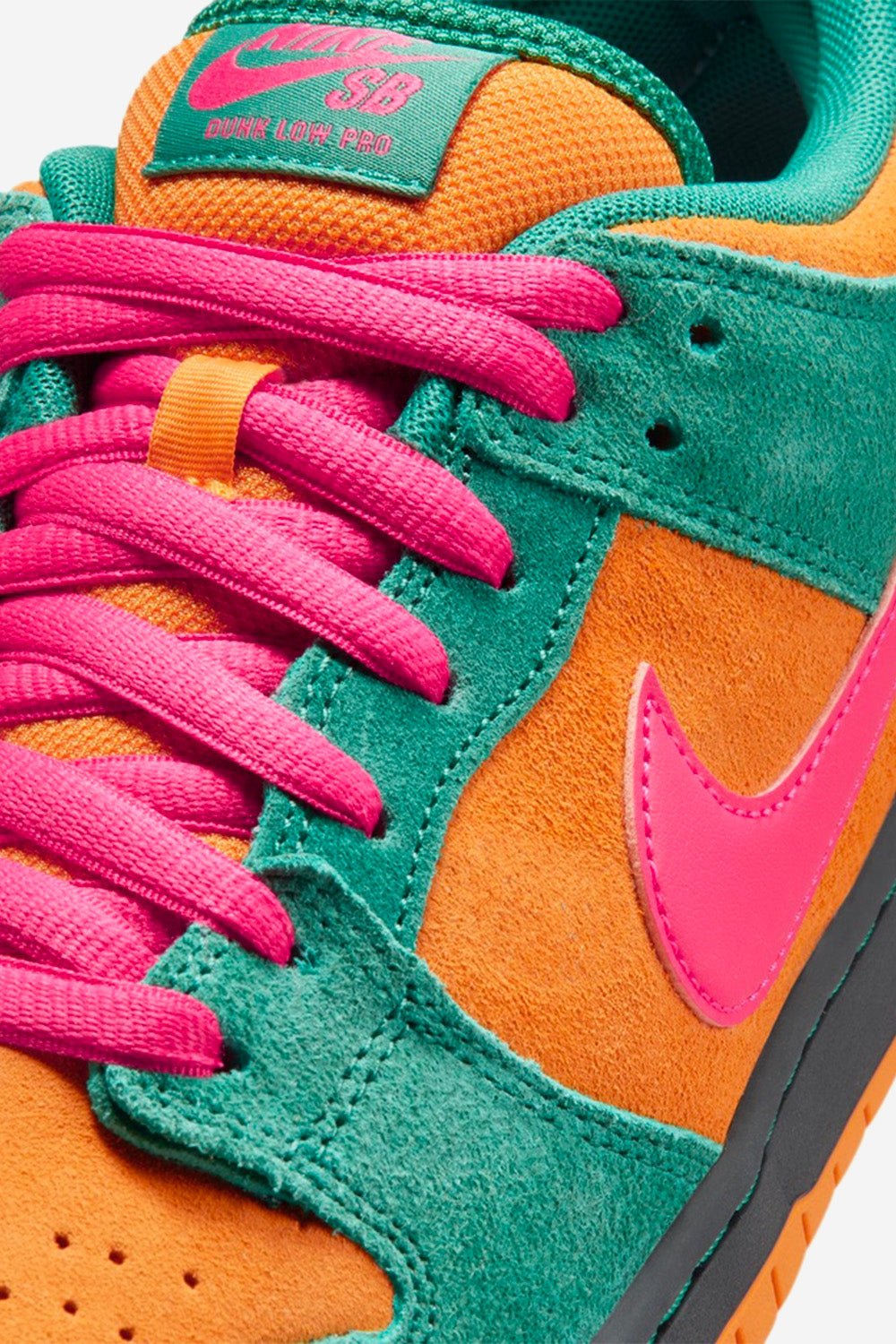 Dunk Low Pro Shoes - Green Noise Watermelon Light Curry